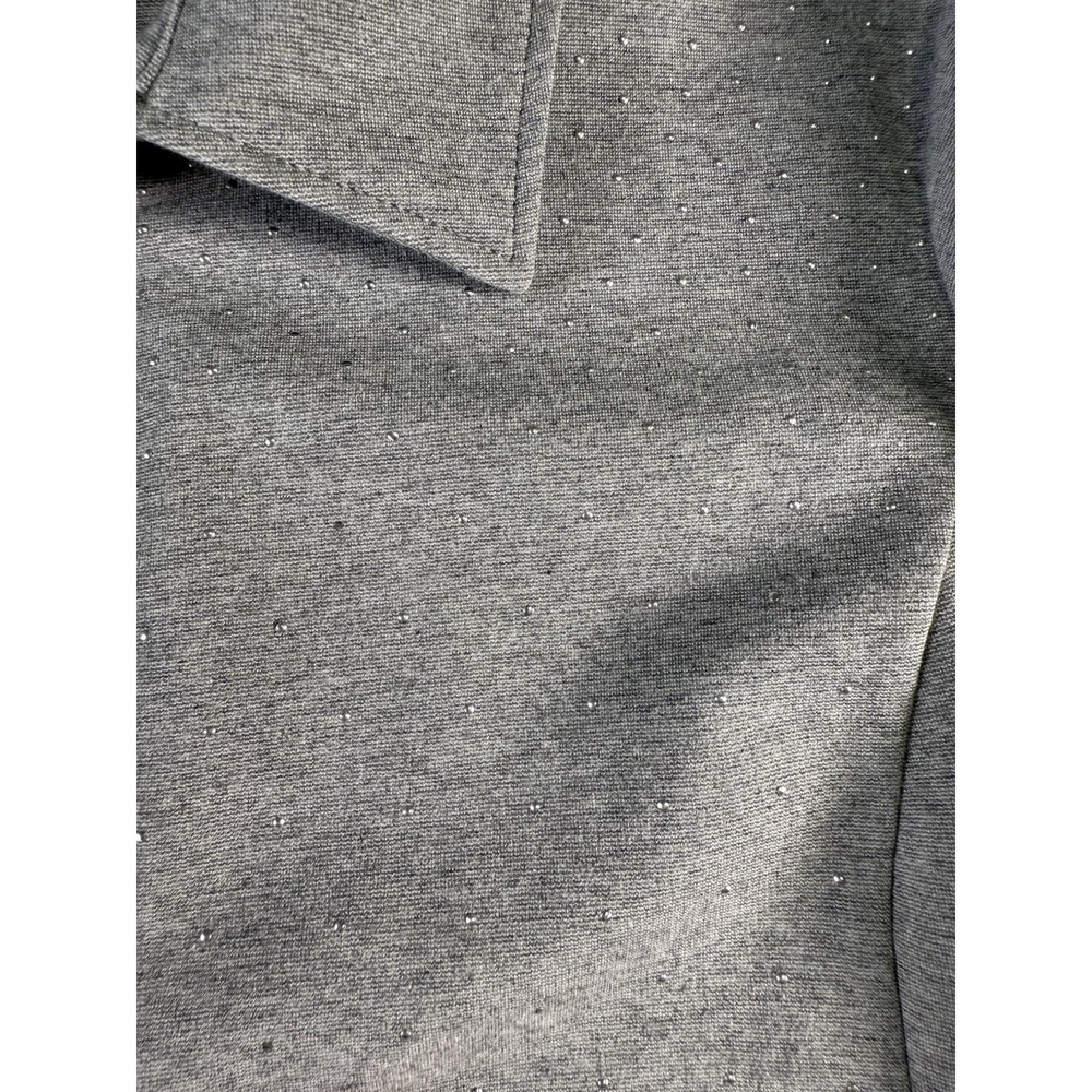 Cathy Daniel's Full Zip Sweatshirt With Sparkle Size 1X -see Photos - Picture 10 of 14